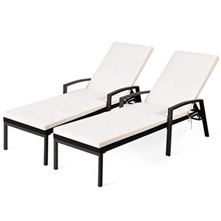 Rattan Lounge Set - Terrassen-Loungeset für den Außenbereich, aus Rattan-Geflecht,