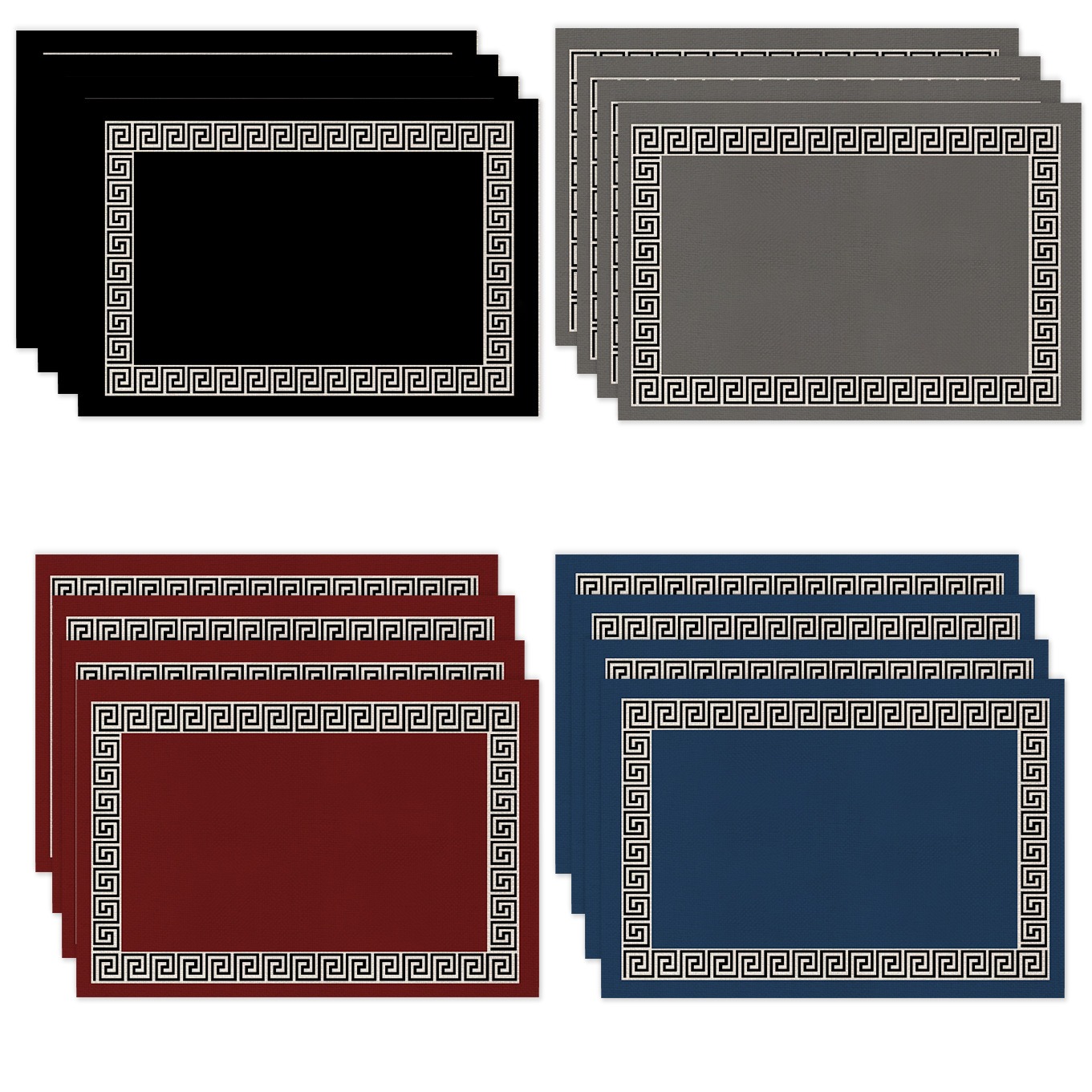 Outdoor Furniture Dining - Hitzebeständiges Elegantes Rotes Weihnachts-Tischset, Maschinenwaschbar für