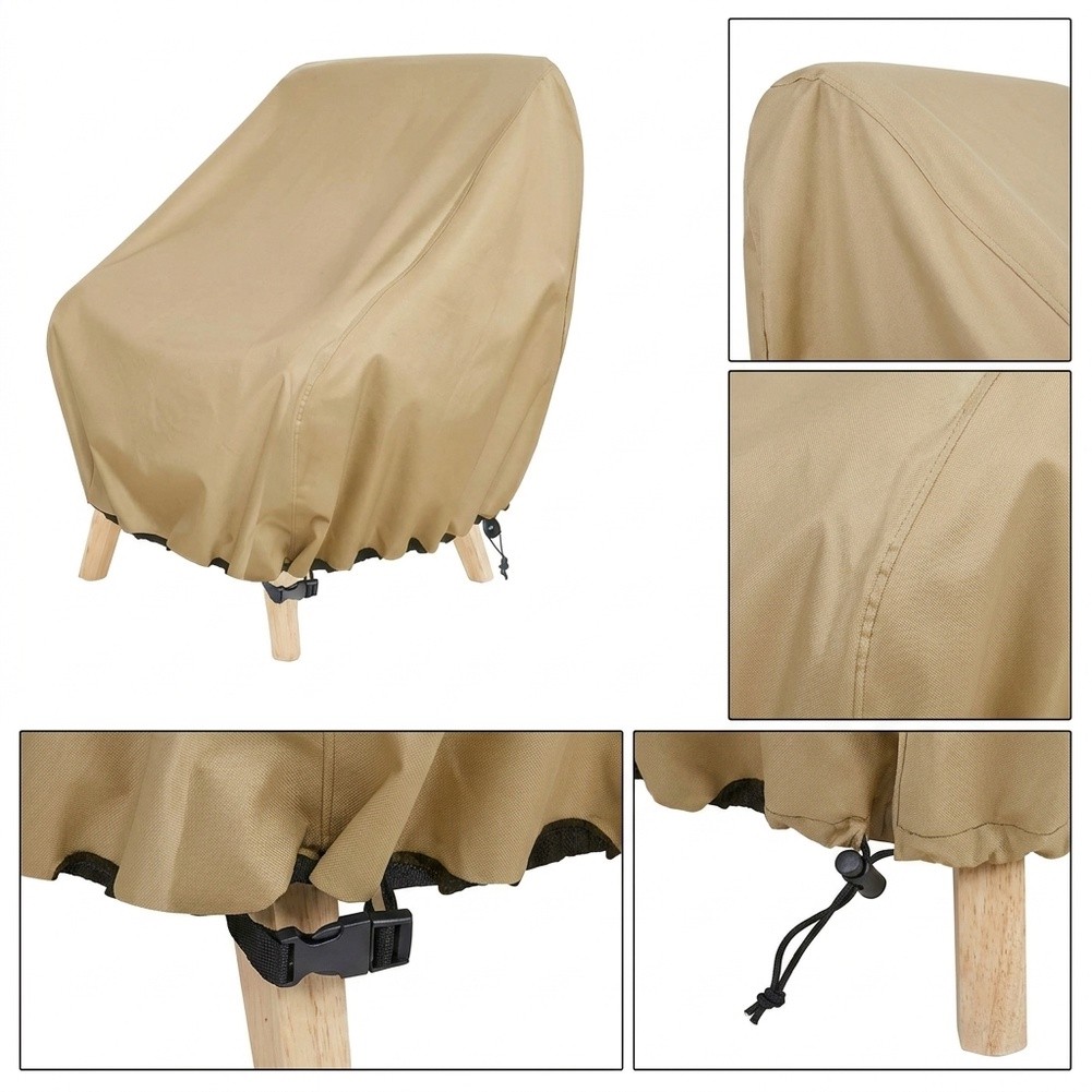Outdoor Furniture Patio - Wasserdichte Gartenstuhl-Abdeckung für Outdoor-Loungesessel, Einzel-Liegestuhl-Abdeckung, passend