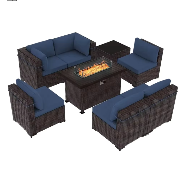 Rattan Lounge Set - Gartenmöbel-Sets Tisch und Stühle Sofas Lounge