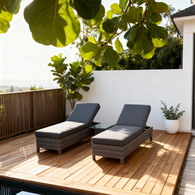 Rattan Lounge Set - Outdoor-Loungesessel-Set aus Korbgeflecht mit individuellem Service