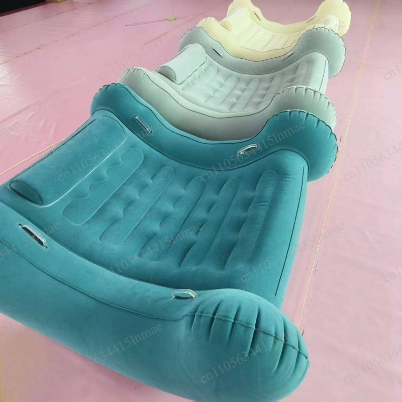 Outdoor Furniture Europe - PVC-Beflocktes Aufblasbares Schaukelsofa mit Armlehnen, Indoor-