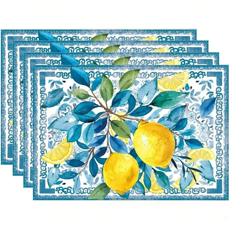 4-teiliges Set mit Aquarellblu – Outdoor Furniture Dining Bewertung und Preis