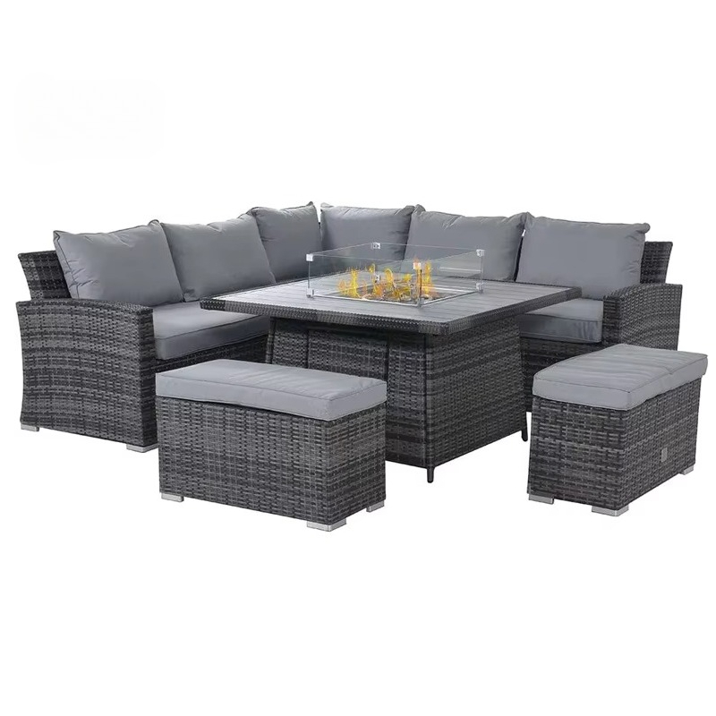Garten-Terrassen-Sofa-Set Wass – Rattan Lounge Set Bewertung und Preis