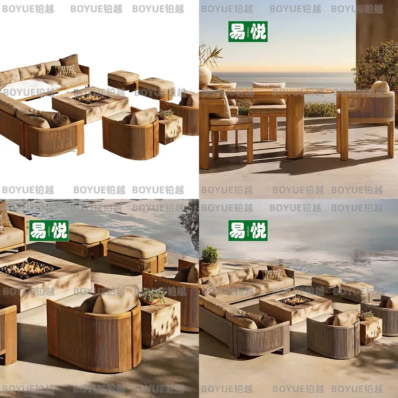 Outdoor-Rattan-Sofa-Set Teakho – Rattan Lounge Set Bewertung und Preis