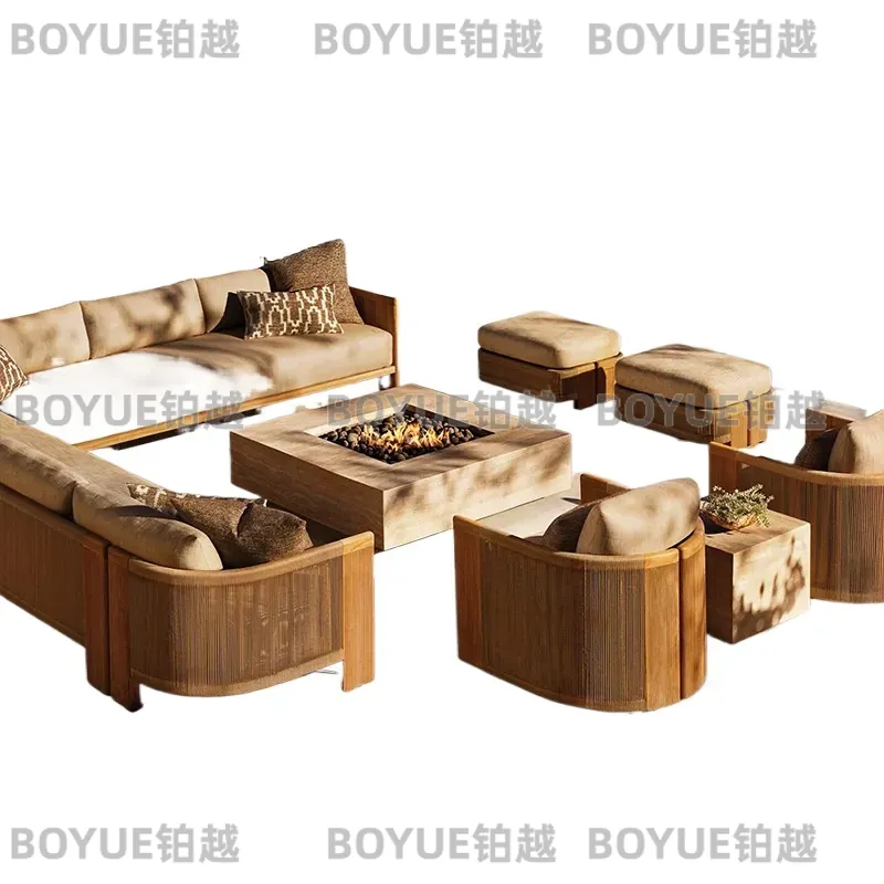 Outdoor-Rattan-Sofa-Set Teakho – Rattan Lounge Set Bewertung und Preis