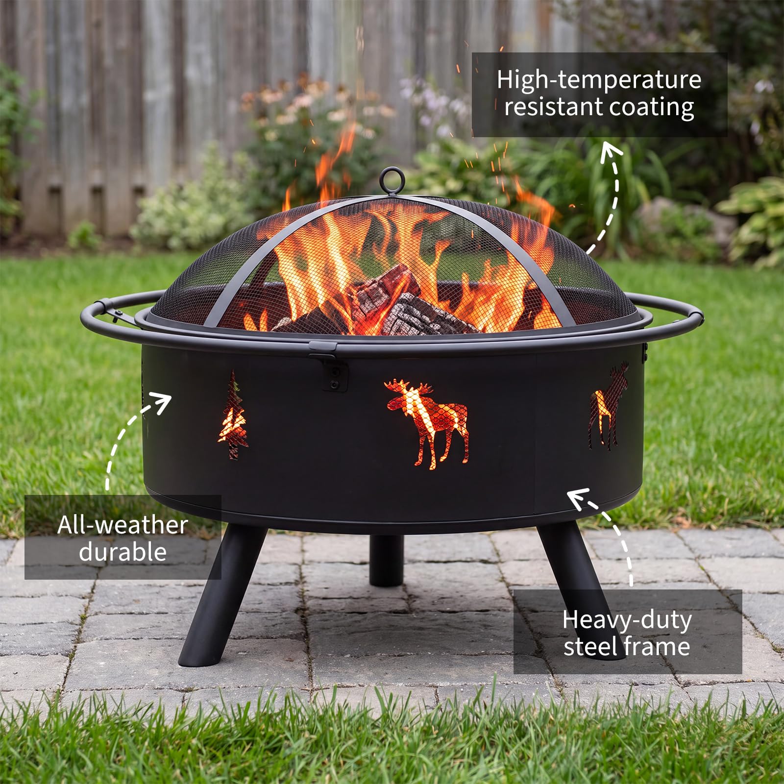 32 Zoll Feuerschale aus Holz m – Fire Pit Bowl Bewertung und Preis