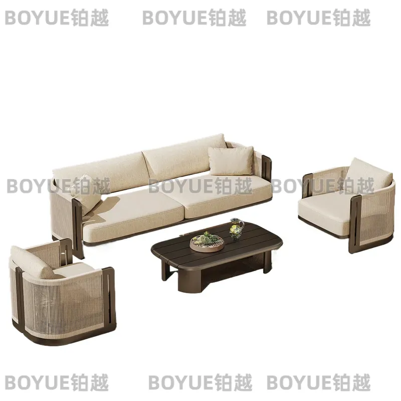 Outdoor-Rattan-Sofa-Set Alumin – Rattan Lounge Set Bewertung und Preis