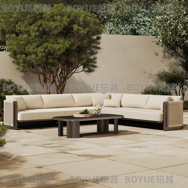 Outdoor-Rattan-Sofa-Set Alumin – Rattan Lounge Set Bewertung und Preis