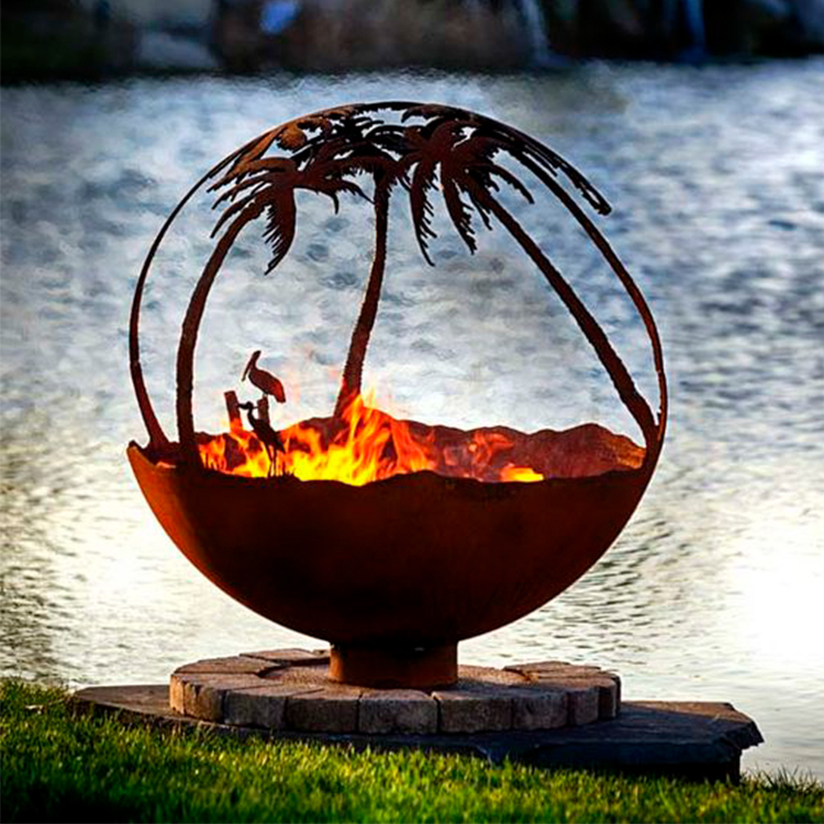 Maßgefertigte Outdoor-Landscha – Fire Pit Bowl Bewertung und Preis