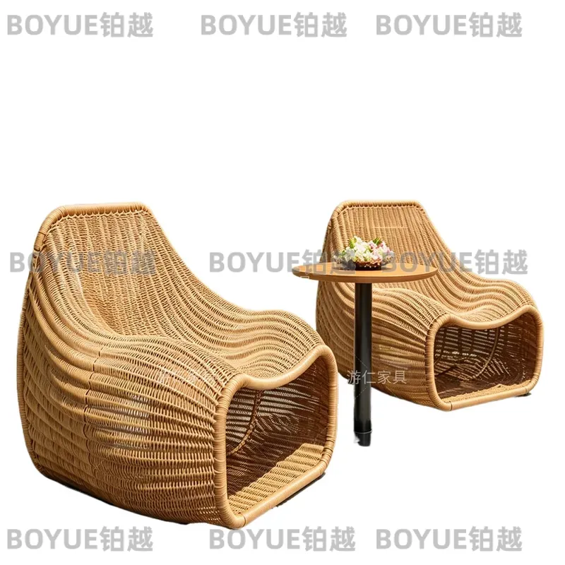 Outdoor-Rattan-Gartenmöbel-Set – Rattan Lounge Set Bewertung und Preis