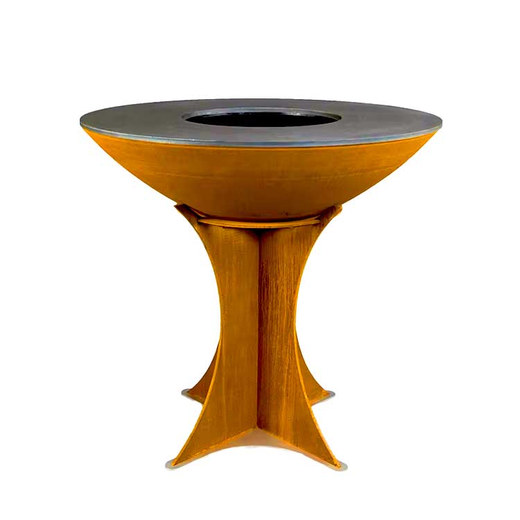 Outdoor-Feuerschale aus Stahl, – Fire Pit Bowl Bewertung und Preis
