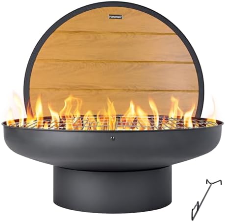 32-Zoll-Feuerkorb-Tisch mit De – Fire Pit Bowl Bewertung und Preis