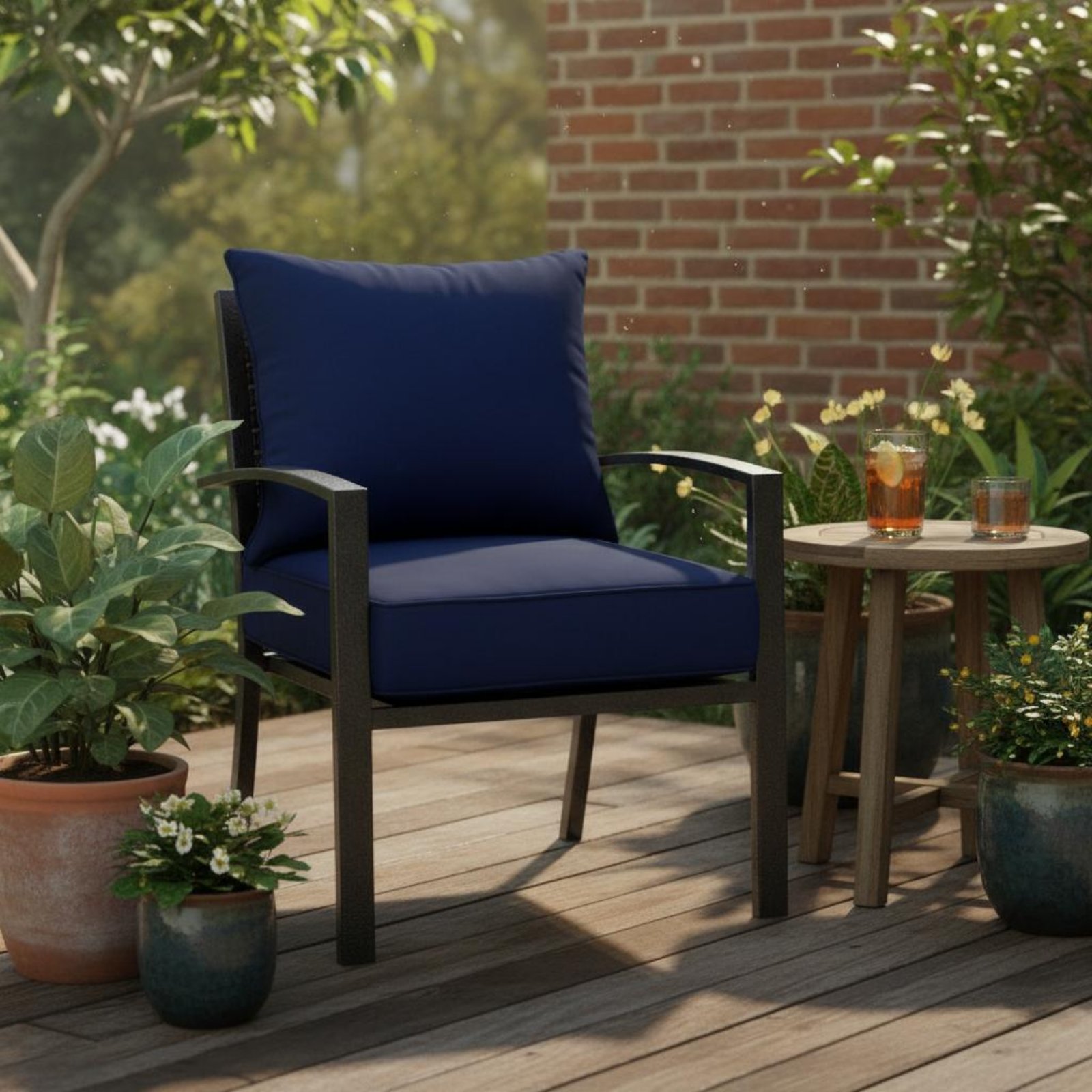 Terrassenstuhlauflage mit verd – Outdoor Furniture Patio Bewertung und Preis