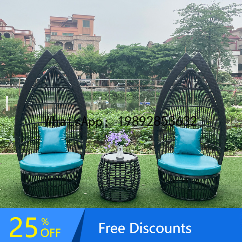 Outdoor Kreative Rattan Gewebt – Rattan Lounge Set Bewertung und Preis