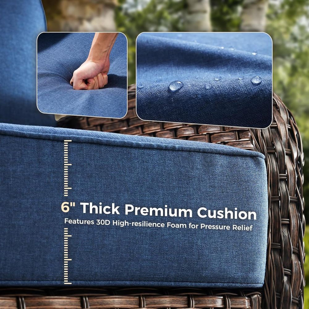 Outdoor-Möbelkissen, 6 Zoll di – Outdoor Furniture Patio Bewertung und Preis