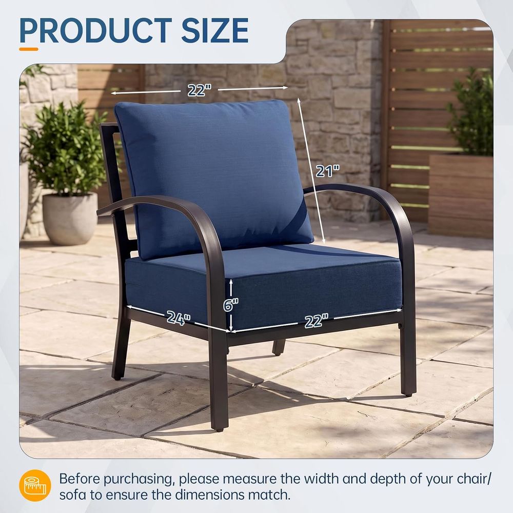 Outdoor-Möbelkissen, 6 Zoll di – Outdoor Furniture Patio Bewertung und Preis